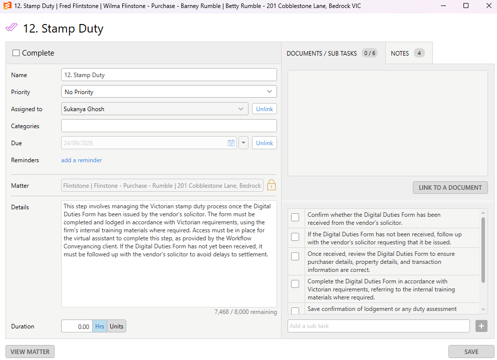 VIC Purchase Stamp Duty step covering the Digital Duties Form VIC Purchase Stamp Duty step covering the Digital Duties Form
